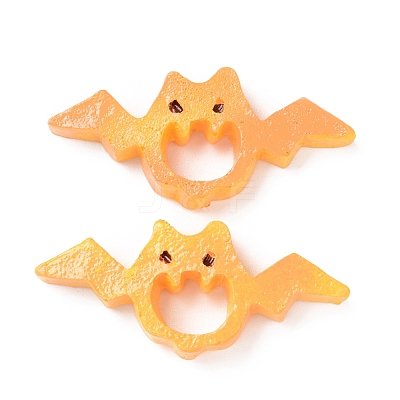 Halloween Opaque Resin Cabochons RESI-G038-02B-1