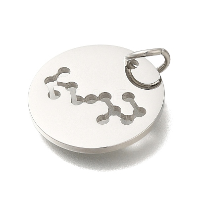 Anti-Tarnish 304 Stainless Steel Pendants STAS-M074-02I-P-1