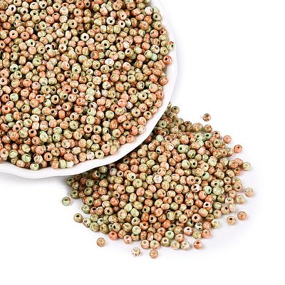 Picasso Glass Seed Beads GL-N001-01B-07-1