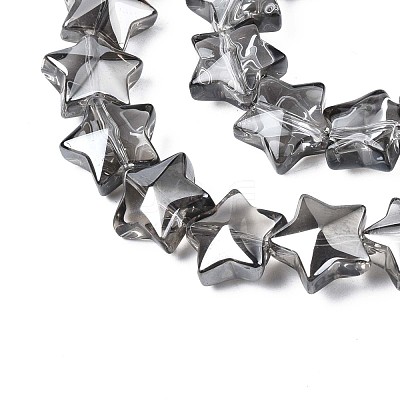 Electroplate Glass Beads Strand EGLA-S188-18-A01-1