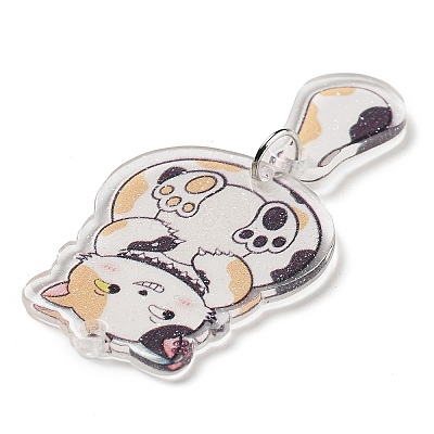 Acrylic Pendants OACR-R267-06D-1