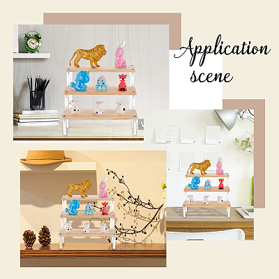 3-Tier Acrylic Model Toy Display Riser ODIS-WH0029-38-1