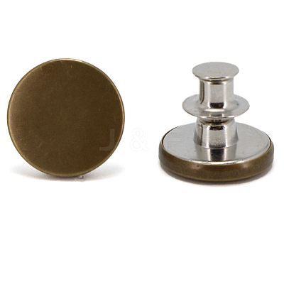 Alloy Button Pins for Jeans PURS-PW0009-03L-1