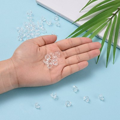 Transparent Clear Acrylic Beads PL548-1-1