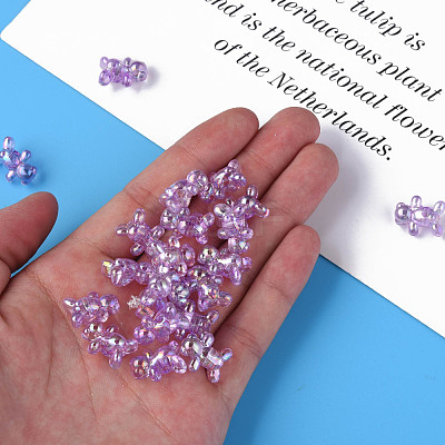 Transparent Acrylic Beads MACR-S154-127-C04-1