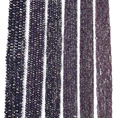 Electroplate Glass Beads Strands LS-EGLA-A044-P4mm-B11-1