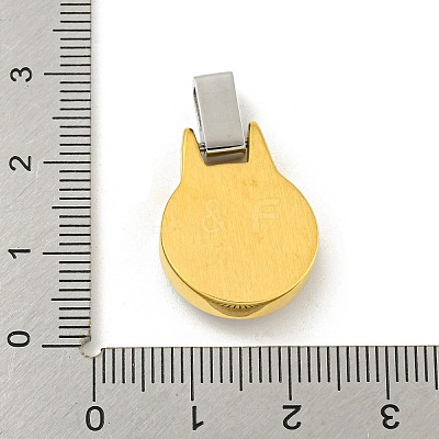 Ion Plating(IP) 304 Stainless Steel Pendants STAS-F307-10G-1