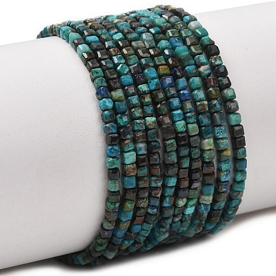 Natural Chrysocolla and Lapis Lazuli Beads Strands GG-CBA9631-B03-03-1