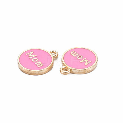 Mother's Day Alloy Enamel Charms ENAM-T016-11D-RS-1