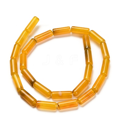 Dyed Natural Agate Beads Strands G-G203-01G-1