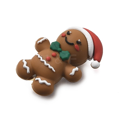 Christmas Theme Silicone Focal Beads SIL-L007-01F-1