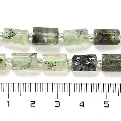 Natural Prehnite Beads Strands G-G068-A40-01-1