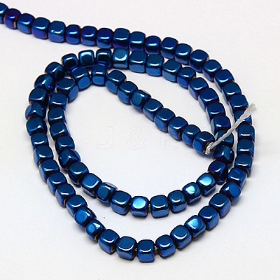 Electroplate Non-magnetic Synthetic Hematite Beads Strands G-J172-2x2mm-01-1