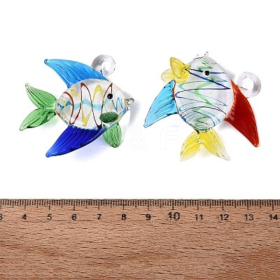 Handmade Lampwork Pendants LA-N048-06-1