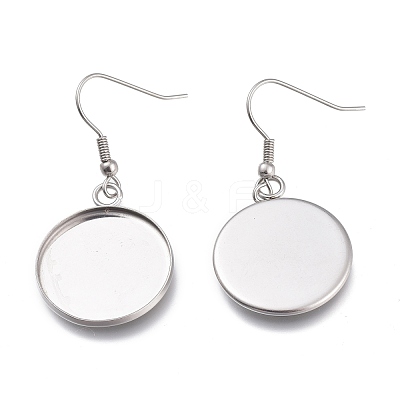 Tarnish Resistant 304 Stainless Steel Earring Hooks STAS-H114-02P-1