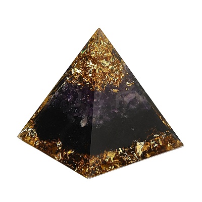 Orgonite Pyramid Resin Energy Generators G-PW0007-081B-1