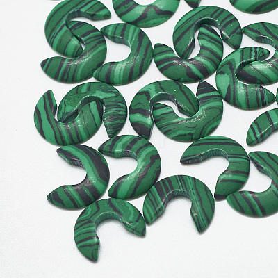 Synthetic Malachite Cabochons LS-TURQ-S290-56A-01-1