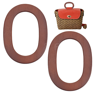 Wooden Bag Handles WOOD-WH0124-21-1
