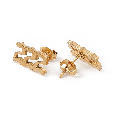 Number Earrings LS-EJEW-F286-01C-G-1