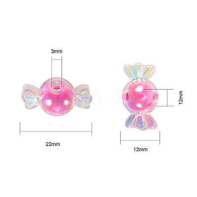 Acrylic Beads MACR-CJ0001-05-1