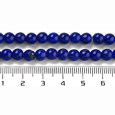 Synthetic Turquoise Beads Strands TURQ-G106-6mm-02L-1