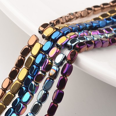 Electroplate Non-magnetic Synthetic Hematite Bead Strands G-F300-40B-1
