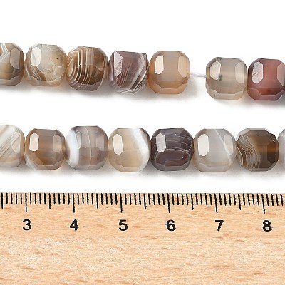 Natural Botswana Agate Beads Strands G-C267-A07-1