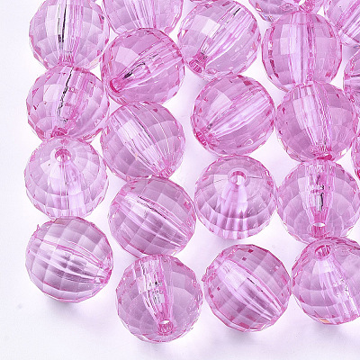 Transparent Acrylic Beads PL544Y-3-1