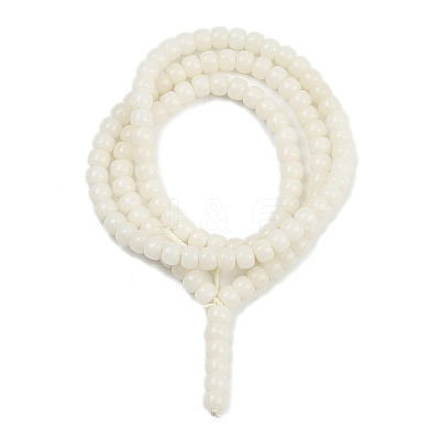 Natural Bodhi Root Beads Strand WOOD-B010-A02-6x8mm-1