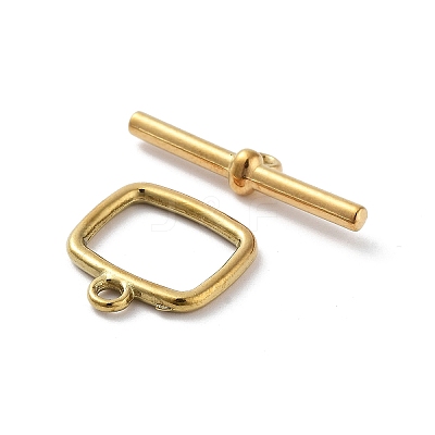 Ion Plating(IP) 304 Stainless Steel Toggle Clasps STAS-A092-07G-1
