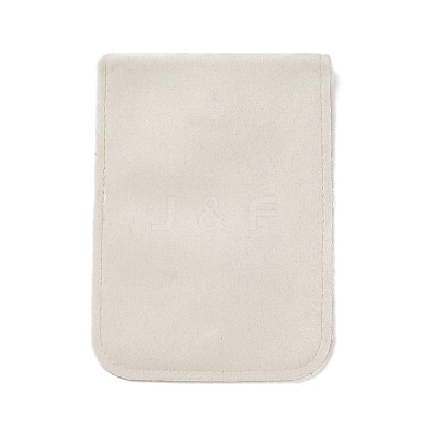 Velvet Jewelry Storage Pouches with Snap Button for Bracelets Necklaces Earrings ABAG-P013-01F-1