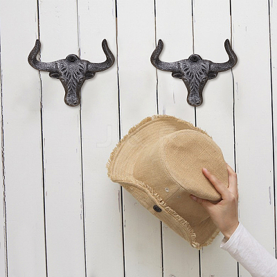 Cast Iron Door Hooks DIY-WH0750-121-1