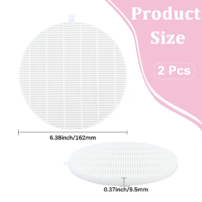 2Pcs Non-woven Fabrics Nail Art Machine Filter AJEW-GF0012-24-1