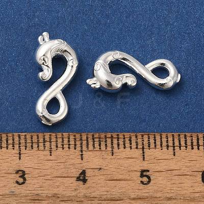 Brass S-Hook Clasps KK-H502-06S-1
