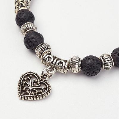 Gemstone Beaded Stretch Bracelets BJEW-P065-04-1