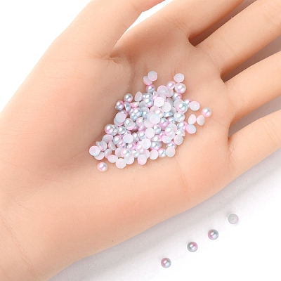 Imitation Pearl Acrylic Cabochons OACR-YW0001-37B-1