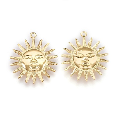 Rack Plating Brass Pendants KK-F752-10G-1