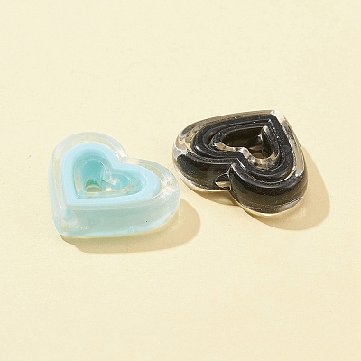 20Pcs 5 Colors Acrylic Beads SACR-FS0001-21-1