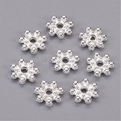 Tibetan Style Alloy Spacer Beads TIBEB-O004-04S-1