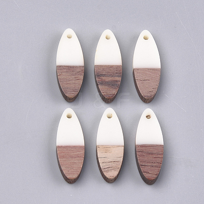 Resin & Wood Pendants X-RESI-S358-18D-1