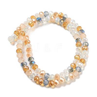 Glass Beads Strands EGLA-A034-M6mm-37-1