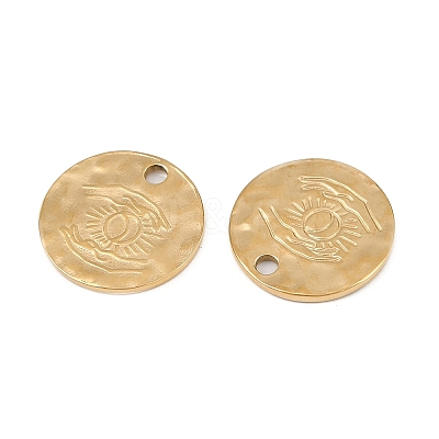304 Stainless Steel Pendants STAS-L022-535G-1