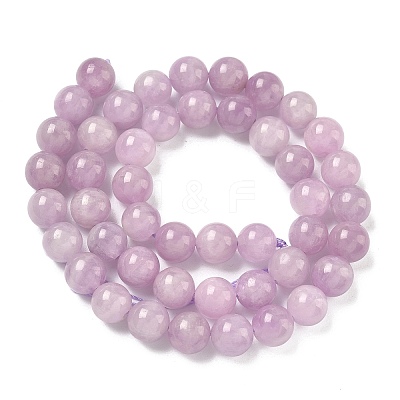 Natural Kunzite Beads Strands G-H313-01B-8mm-1