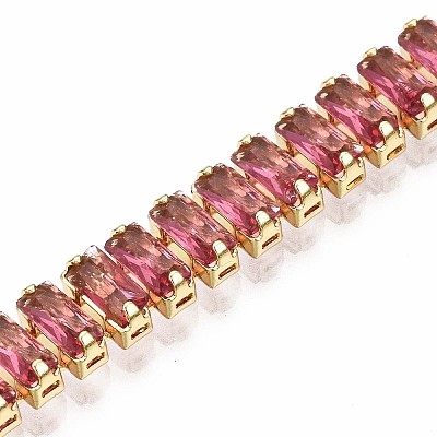 Cubic Zirconia Classic Tennis Bracelet X-ZIRC-S067-073F-NF-1