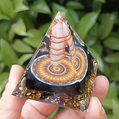 Orgonite Pyramid Resin Energy Generators PW-WG77CDA-01-1