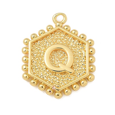 Brass Pendants KK-B126-01G-Q-1