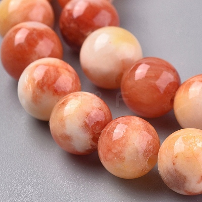 Natural Persian Jade Beads Strands G-H1625-8mm-PR11-1