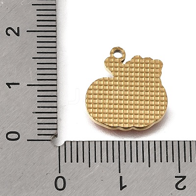 Halloween 304 Stainless Steel Enamel Pendants SA-CBAA2E4-09A-G-1