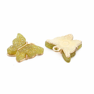 Resin Pendants PALLOY-T081-01-RS-1