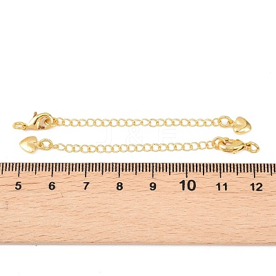 Brass Curb Chain Extender KK-L265-02G-1